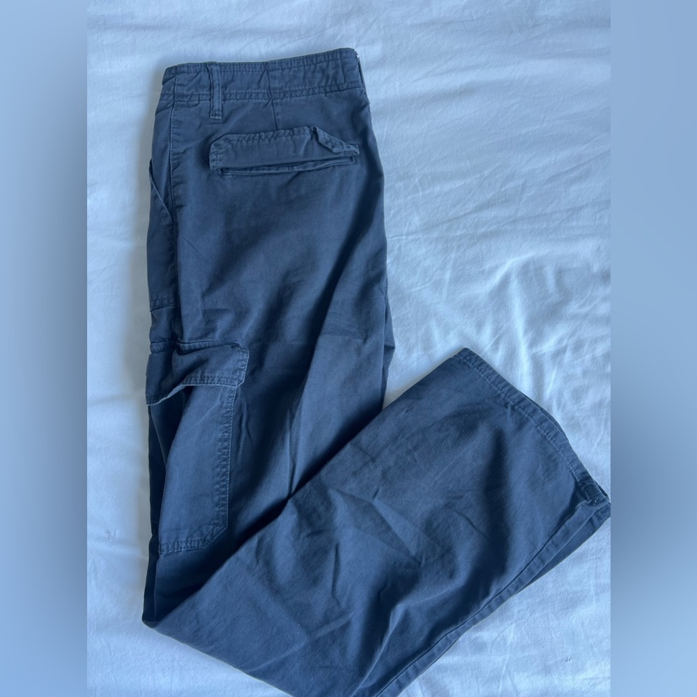 Zara Navy Cargo Pants size 4